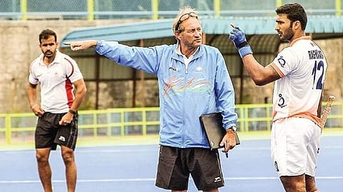 Sacked Indian hockey coach Roelant Oltmans says the team is heading in the right direction right now.