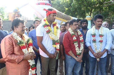 The sequel reunites director Linguswamy with Vishal after a decade since the release of 'Sandakozhi'. (Photo | Twitter)