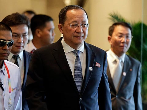 North Korea's Foreign Minister Ri Yong-ho | AP
