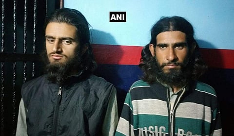 2 terrorists apprehended by J&K Police from Banihal for the recent attack on SSB jawans & snatching of rifles; weapons recovered | ANI