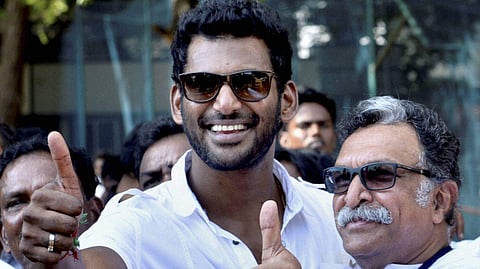 Actors Vishal and Nasser | PTI