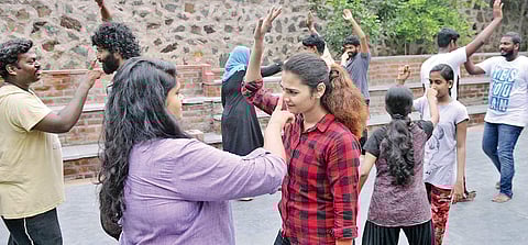 Participants during the workshop    Sunish P Surendran
