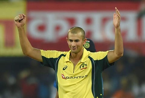 Ashton Agar was ruled out of the remainder of the India tour. (AFP)