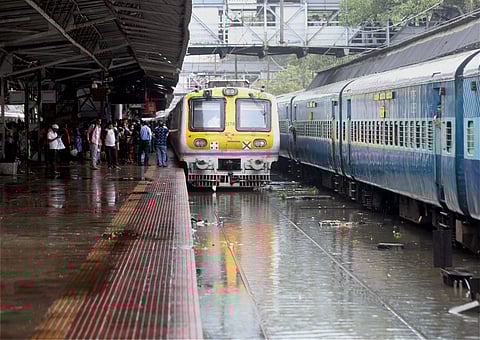 Suburban trains in Mumbai | PTI