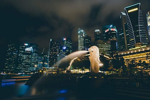 Singapore's non-resident population dropped for the first time in 14 years.