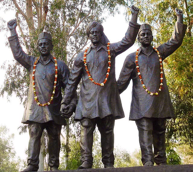 The Jallianwala Bagh massacre was an incident that had a huge impact on Bhagat Singh's life.  A twelve-year-old Bhagat Singh went to the site of the shooting and collected some soil that was soaked in the blood of victims, in a vessel. He vowed that day to fight the British for his country's freedom. (Photo | Facebook/Jaiveer Shergill)