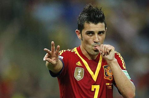 Spain forward David Villa (File | AP)
