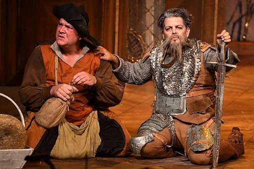 “The truth may be stretched thin, but it never breaks, and it always surfaces above lies, as oil floats on water.”  In pic : A comic opera-ballet of Don Quixote for the opening concert of the 39th Baroque festival of Sable-sur-Sarthe, northwestern France, on August 22, 2017. (Photo | AFP)