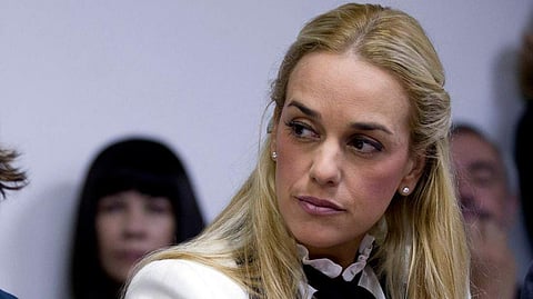 Opposition leader Leopoldo Lopez's wife Lilian Tintori | AP
