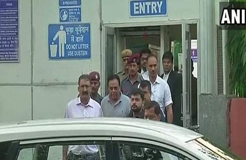 Meat exporter Moin Qureshi being sent to ED custody. (Photo | ANI)