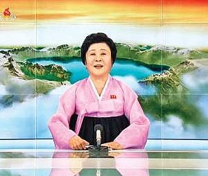 North Korea’s favourite newsreader