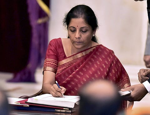 Defence minister of India Nirmala Sitharaman. (PTI)