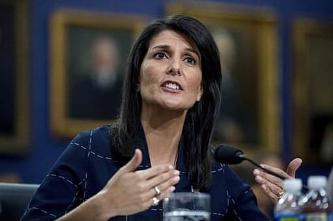 US Ambassador to the UN Nikki Haley (File | AP)
