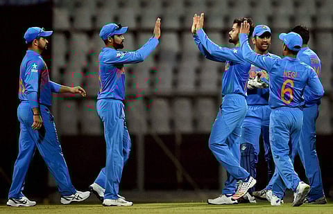 Team India players. (File photo | PTI)