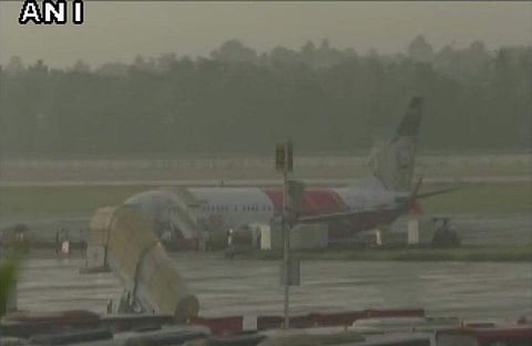 The Abu Dhabi-Kochi Air India Express IX 452 veered off when it approached the parking bay from taxiway after its landing. | ANI