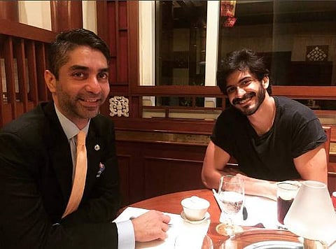 Abhinav Bindra Harshvardhan Kapoor. (Photo | Instagram)