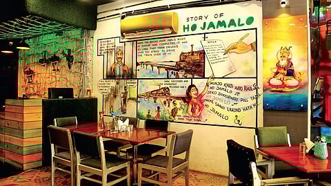 The wall paintings  at Hojamalo|Dinesh Shukla