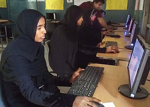 Around 28 women now take computer classes