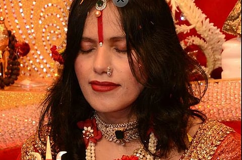 Mumbai’s Borivali Court on Saturday rejected the self-styled godwoman Radhe Maa's application requesting removal of her name from a domestic violence case. (File photo)