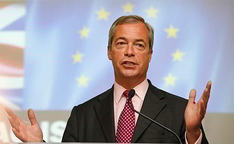 Brexit campaigner Nigel Farage  (Photo | AP)