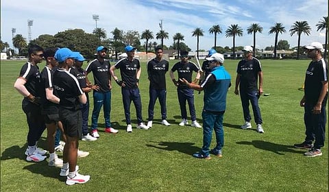 Indian U-19 team in South Africa (Twitter/BCCI)