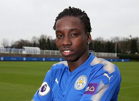 Malian forward Fousseni Diabate of Leicester (Twitter/Leicester City)