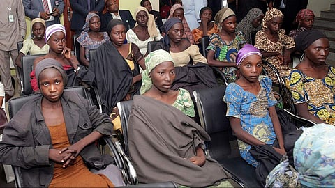 In May 2017,  82 girls are released in exchange for five Boko Haram commanders. (Photo | AP)