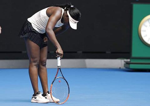 US Open champion Sloane Stephens extended her sorry losing streak since winning at Flushing Meadows in September to seven matches against the 34th-ranked Chinese number two | Photo: AP