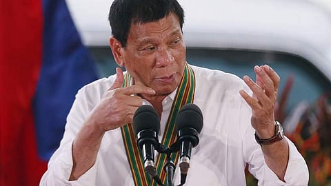 Philippines president Rodrigo Duterte | AP photo