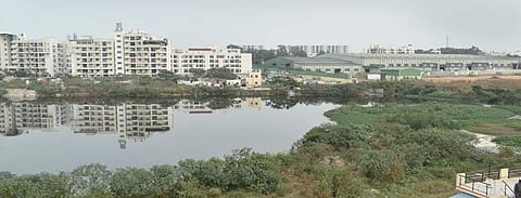 Apartments located near the compost unit in SS Palya  Jithendra M