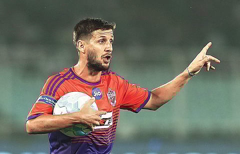 Alfaro has carried on from last season, netting 5 goals in 10 games for FC Pune City