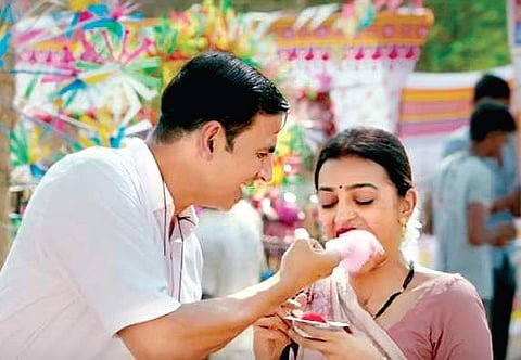 Akshay Kumar and Radhika Apte in a still from the movie