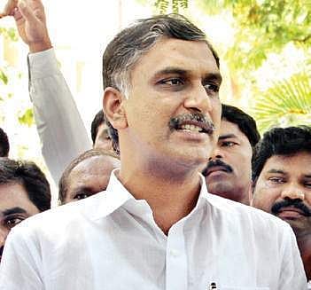 Telangana irrigation minister T Harish Rao