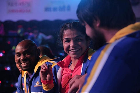 Indian and Pro Wrestling League player Sakshi Malik | Photo: Mumbai Maharathi/Twitter
