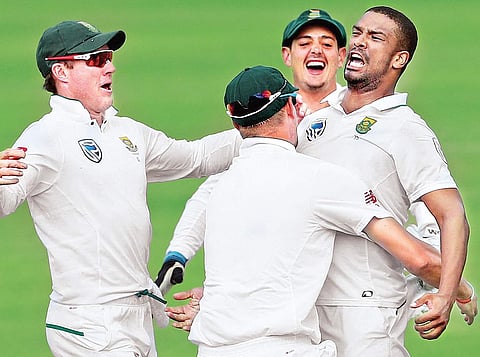 South Africa’s 2015 defeat in India ended their nine-year unbeaten streak away from home, something they were eager to correct against the same team