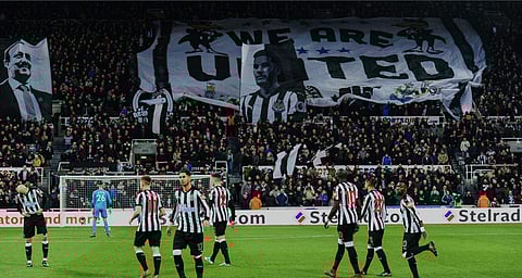 Staveley says there is an emotional element to her interest in buying the club which is the passion of the fans (Twitter/ Newcastle United FC)