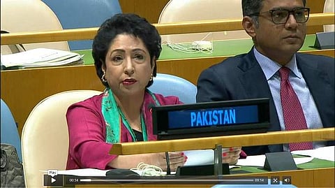 Pakistan's Permanent Representative Maleeha Lodhi . (Photo credit: UN)