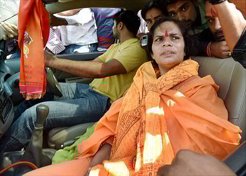 Sadhvi Prachi, one of the accused of the Muzaffarnagar riots. | PTI File Photo