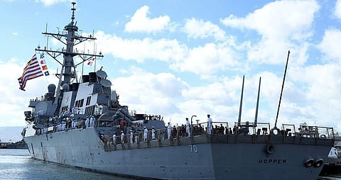 The USS Hopper | Twitter/U. S. Pacific Fleet