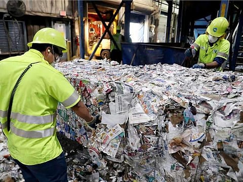 Global plastic exports to China could sink from 7.4 million tonnes in 2016 to 1.5 million tonnes in 2018, while paper exports might tumble nearly a quarter, according to an estimate. (Photo | Associated Press)