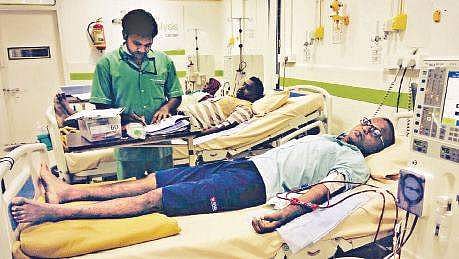 Pension for patients treating at private hospitals in Andhra Pradesh