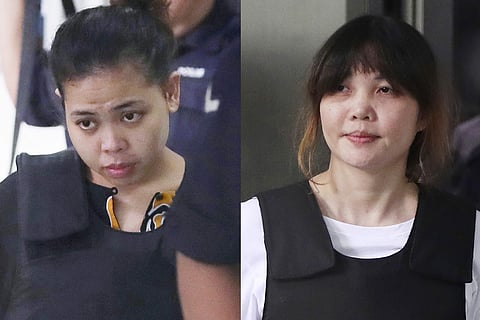 Accused Indonesian Siti Aisyah (L) and Vietnamese Doan Thi Huong (File | AP)
