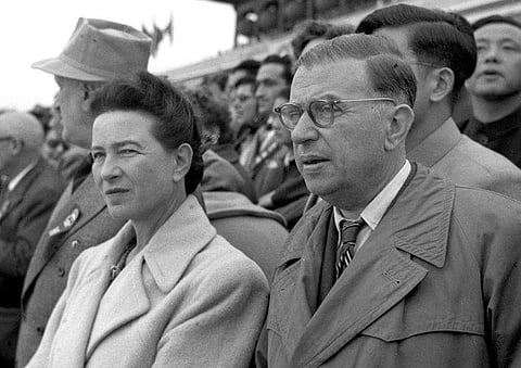 Simone de Beauvoir and Jean-Paul Sartre, the golden couple of French intellectual life had a famously open relationship, and enjoyed - and endured - a number of similar love triangles. . (Photo | Wikimedia Commons)