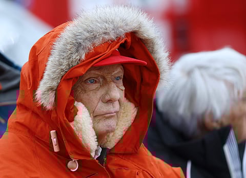 Niki Lauda, who was three times Formula One world champion, moved into the airline industry as his driving career was coming to an end in the 1980s. (Reuters)