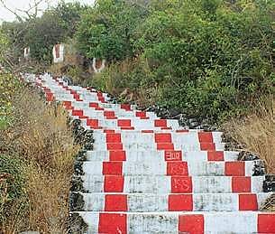 Take 500 steps towards the sanctum of Perumal