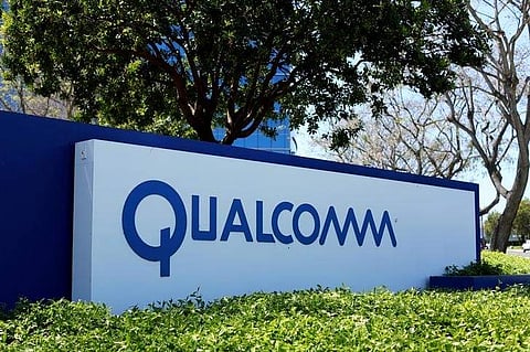 A Qualcomm sign is pictured at one of its many campus buildings in San Diego. (Photo | Reuters)