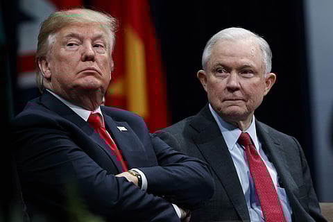 US President Donald Trump and Attorney General Jeff Sessions (File | AP)