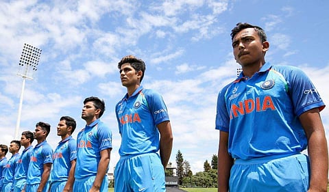 India under-19 team | Image Courtesy: @ICC