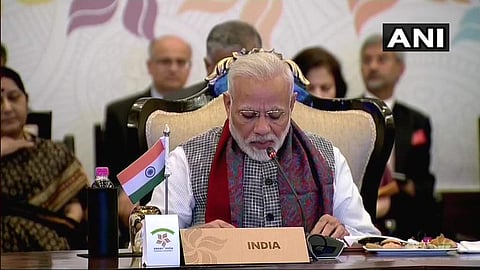PM Modi addressing the ASEAN summit (Photo : ANI)