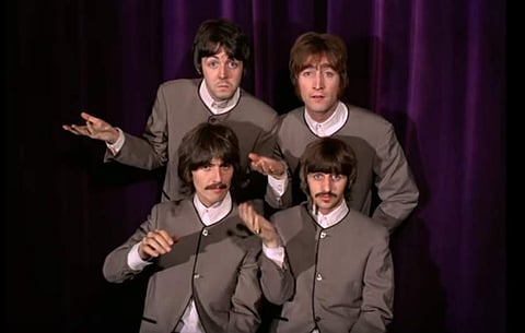 The Beatles, an English rock band was formed in 1960. The other three members were Paul McCartney, George Harrison and Ringo Starr. They became widely regarded as the foremost and most influential act of the rock era. (Youtube screengrab)